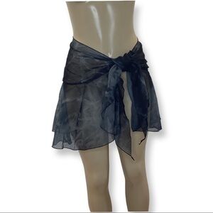 Zuliana One Size Tie Dye Sarong Tie Skirt. Made in USA. New With Tags